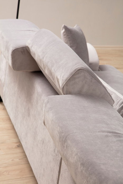 Atelier Del Sofa Frido Right (L3+Chl) Sofá Esquinero Gris Claro Atelier Del Sofa Frido Right (L3+Chl) Sofá Esquinero Gris Claro